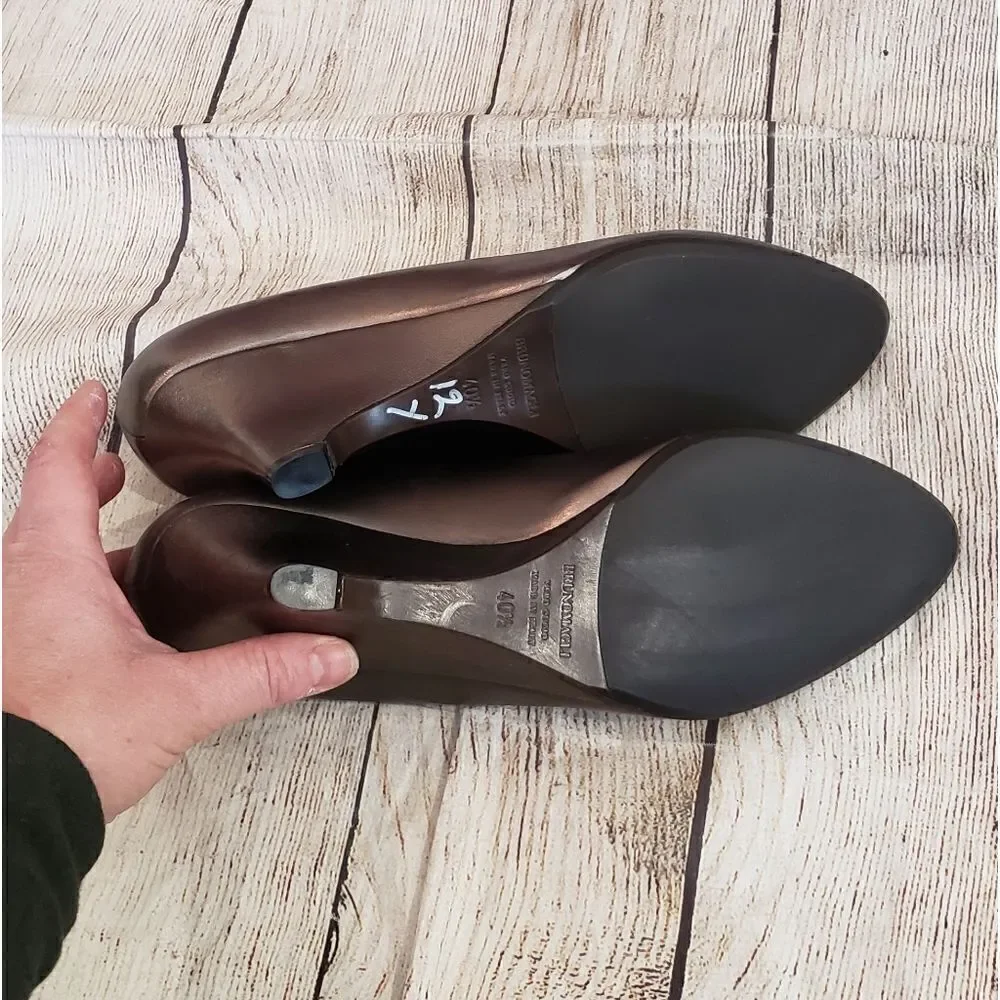 BrunoMagli Metallic Wedges